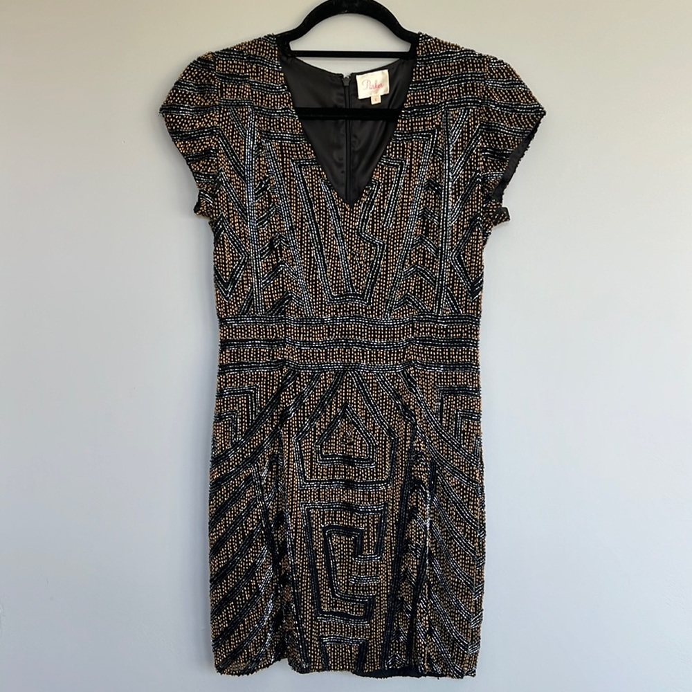 Parker Hand-beaded Mini Dress